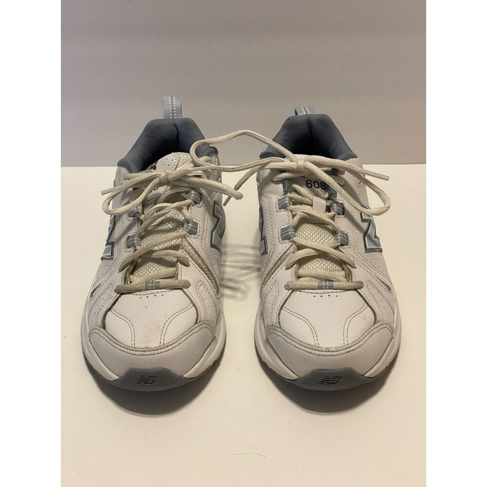 New Balance Women's 608 Sneakers WX608WB5 White Light Blue Size 6.5
